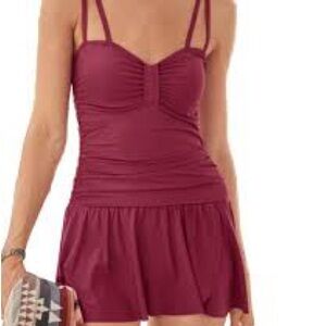 Sundance Women’s Seas the Day One Piece Swimsuit in Brick Red